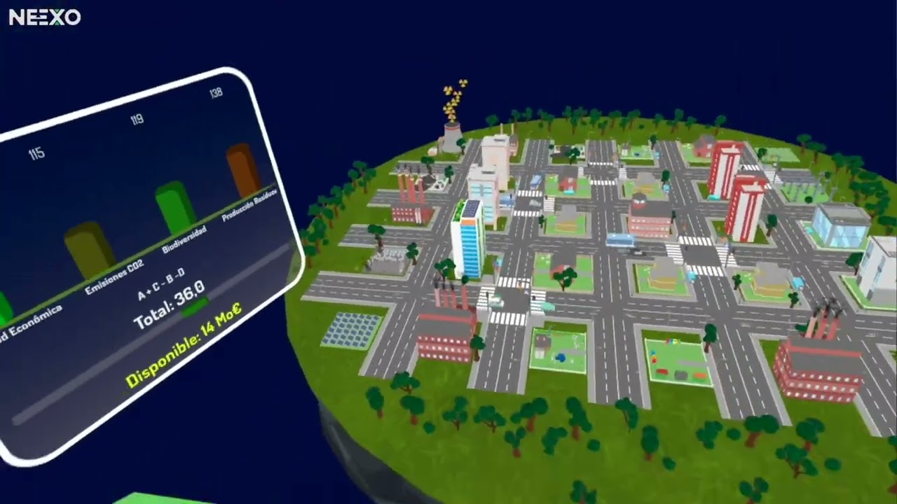 Virtual reality environment from the MultiEUTT project for the Comunidad de Madrid