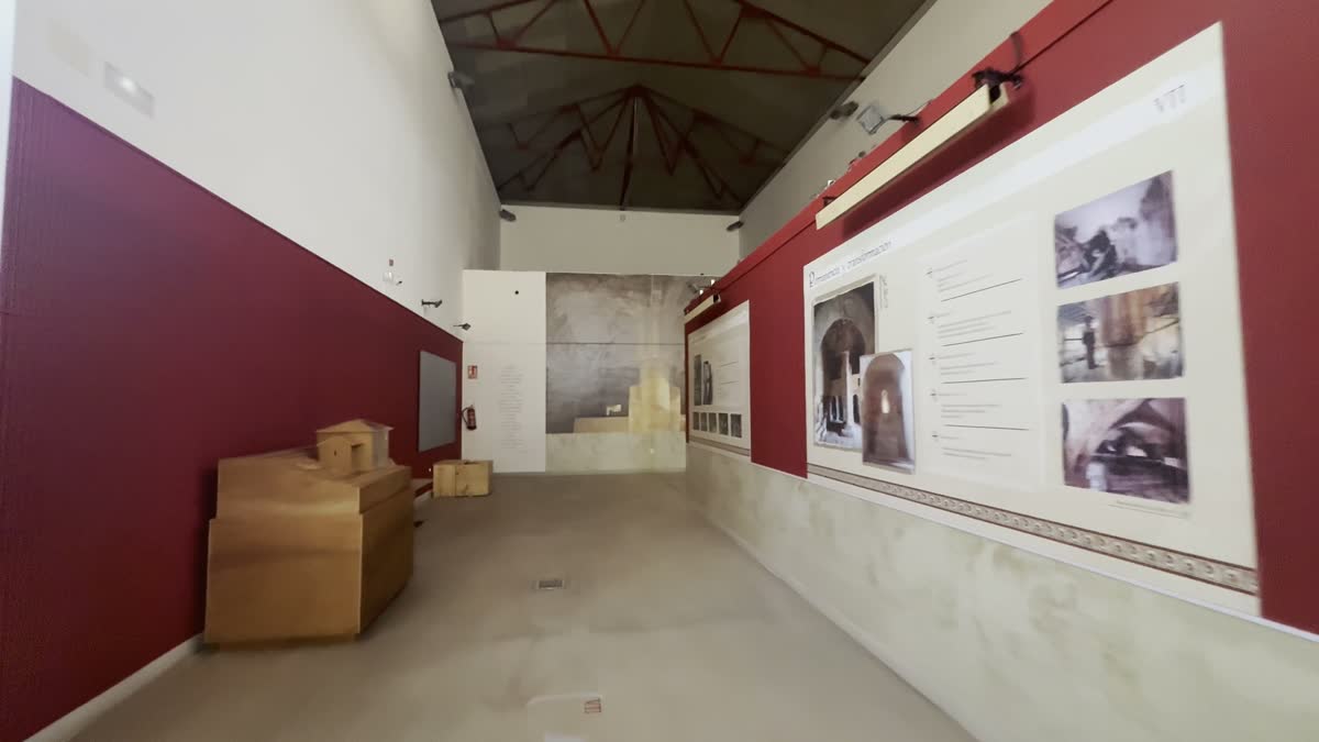 Audiovisual projection on the San Baudelio mural paintings